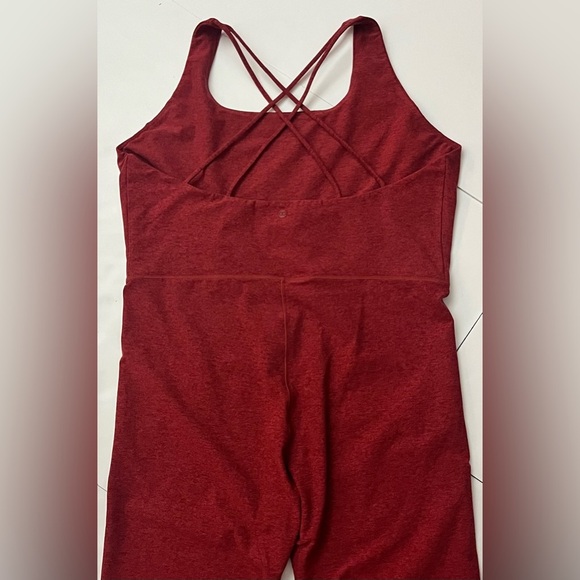 CALIA Carrie Underwood’s Lustraluxe Red/Maroon Sleeveless Jumpsuit Size XXL - Picture 14 of 15